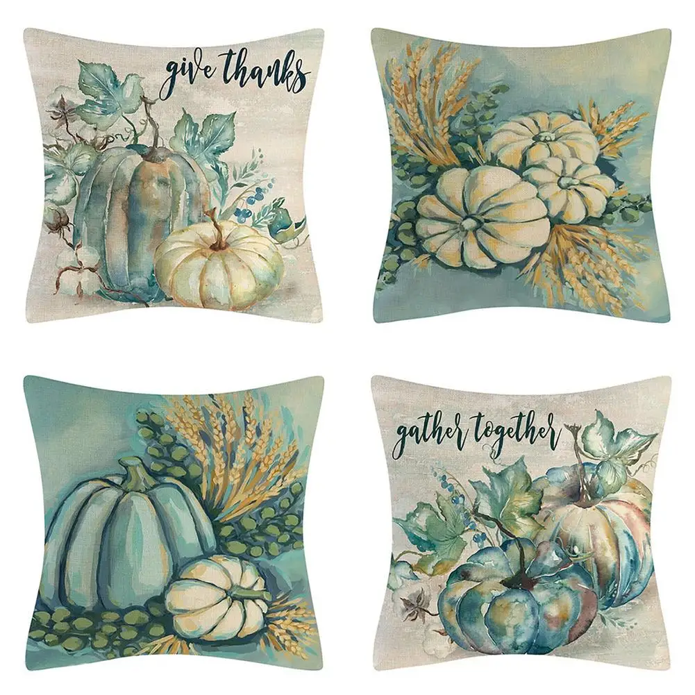 4pcs Fall Plants Cushion Cover Halloween Pumpkin Decorative Pillowcase Autumn Throw Pillow Case Home Sofa Cushion Cover Square
4pcs Fall Plants Cushion Cover Halloween Pumpkin Decorative Pillowcase Autumn Throw Pillow Case Home Sofa Cushion Cover Square