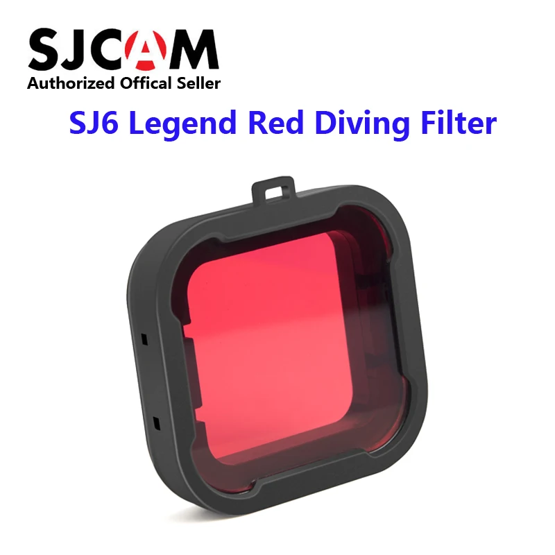 Фильтр для дайвинга SJCAM красный фильтр морской воды спортивной экшн камеры SJ6 Legend