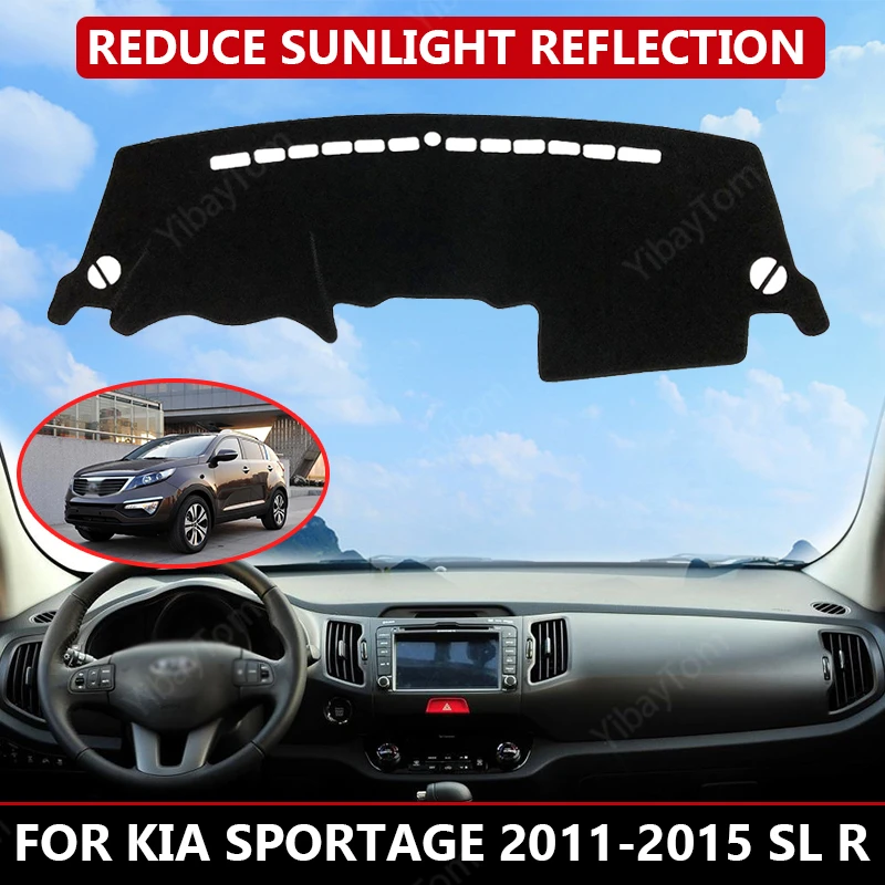 Car Dashboard Cover for Kia Sportage 2011-2015 SL R Mat Protector Sun Shade Dashmat Board Pad Auto Carpet
Car Dashboard Cover for Kia Sportage 2011-2015 SL R Mat Protector Sun Shade Dashmat Board Pad Auto Carpet
