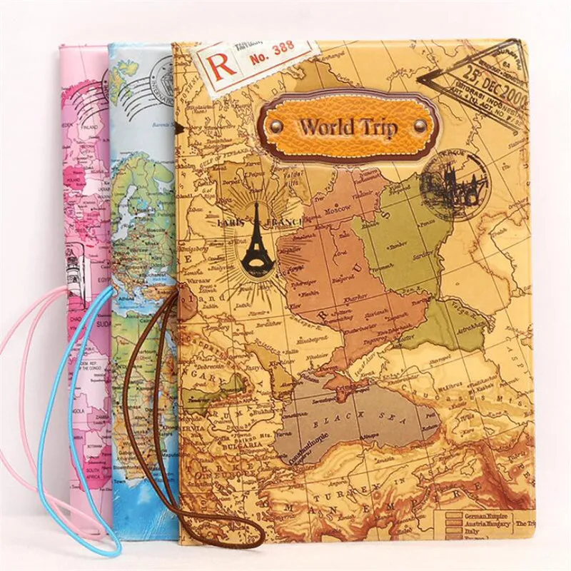 World Map Passport Cover Wallet Bag Letter Men Women Pu Leather ID Address Holder Portable Boarding Travel Accessories
World Map Passport Cover Wallet Bag Letter Men Women Pu Leather ID Address Holder Portable Boarding Travel Accessories