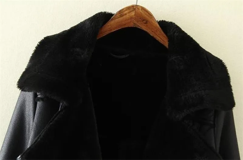 New high-end autumn and winter women's leather jacket solid color casual coat plus velvet leather jacket warm jacket
New high-end autumn and winter women's leather jacket solid color casual coat plus velvet leather jacket warm jacket