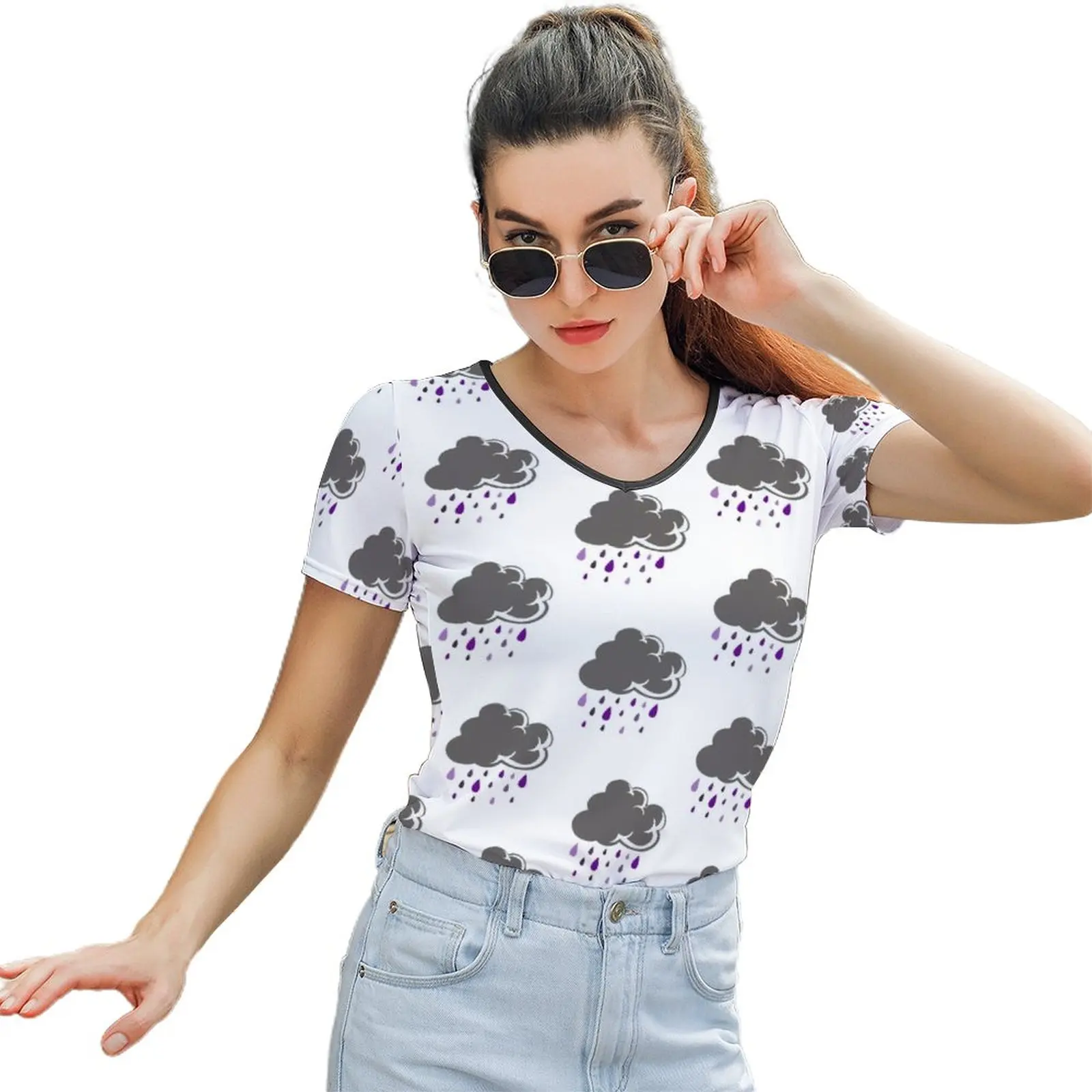 Rain Tshirt Short Sleeve Women T Shirt Street Fashion Kawaii O Neck Printed Polyester T-Shirt
Rain Tshirt Short Sleeve Women T Shirt Street Fashion Kawaii O Neck Printed Polyester T-Shirt