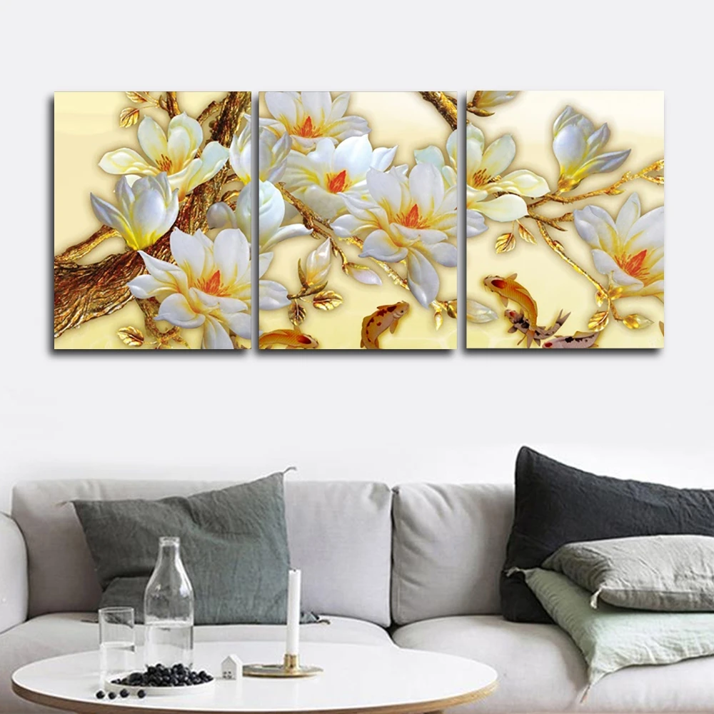 Scandinavian Flowers Poster 3 Pcs Wall Art Print Canvas Paintings Modern Room Decoration Wall Pictures for Living Room Home Deco
Scandinavian Flowers Poster 3 Pcs Wall Art Print Canvas Paintings Modern Room Decoration Wall Pictures for Living Room Home Deco