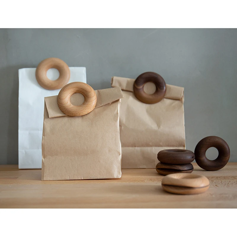 Wood Bag Clips Bag Sealer Nordic Doughnut Shape Gadgets Inteligentes Snacks Food Clip Kitchen Storage Organization Kitchen Tools
Wood Bag Clips Bag Sealer Nordic Doughnut Shape Gadgets Inteligentes Snacks Food Clip Kitchen Storage Organization Kitchen Tools