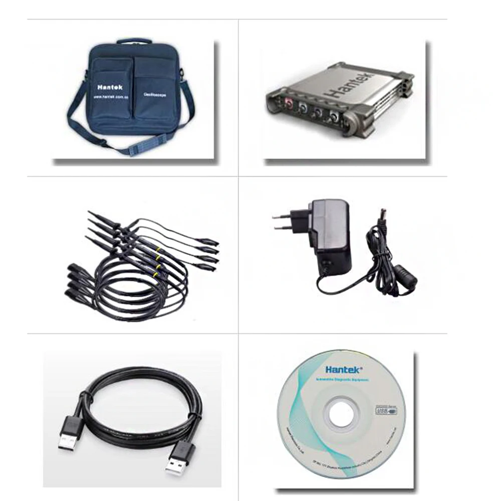 Hantek DSO3104 100MHz PC-Based USB Portable Virtual Oscilloscope 4Channels 1GSa/s 16CH Logic Analyzer
Hantek DSO3104 100MHz PC-Based USB Portable Virtual Oscilloscope 4Channels 1GSa/s 16CH Logic Analyzer