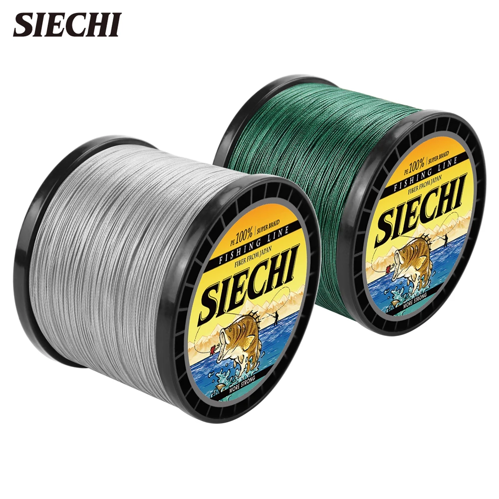 SIECHI 4/8 Braid Fishing line 12-88LB 1000M 4/8 Strands Braid Fishing line Multifilament Fishing Wire Carp Fishing
SIECHI 4/8 Braid Fishing line 12-88LB 1000M 4/8 Strands Braid Fishing line Multifilament Fishing Wire Carp Fishing