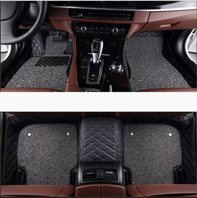 Пользовательские кожаные автомобильные напольные коврики для Chery A1 / 3/5 модели Tiggo