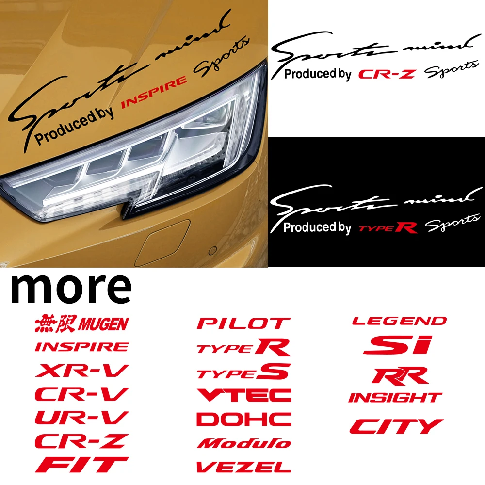 Auto Headlight Eyebrow Sticker for Honda Mugen Civic XR-V UR-V Dohc Modulo Vezel SI RR City Insight Legend Typer Vtec Fit CR-V
Auto Headlight Eyebrow Sticker for Honda Mugen Civic XR-V UR-V Dohc Modulo Vezel SI RR City Insight Legend Typer Vtec Fit CR-V