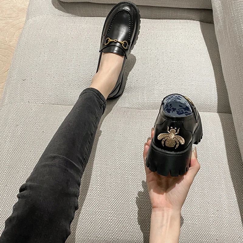 2021 Spring Luxury Women Loafers Platform Penny Shoes Chunky Heel Slip On Ladies heighten shoes Thick Heels Brand Designers
2021 Spring Luxury Women Loafers Platform Penny Shoes Chunky Heel Slip On Ladies heighten shoes Thick Heels Brand Designers