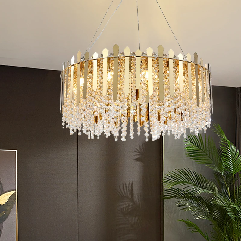 GoldModernLedChandelierforLivingRoomKitchenDiningRoomBedroomLuxury k9CrystalRoundIndoorLighting
GoldModernLedChandelierforLivingRoomKitchenDiningRoomBedroomLuxury k9CrystalRoundIndoorLighting