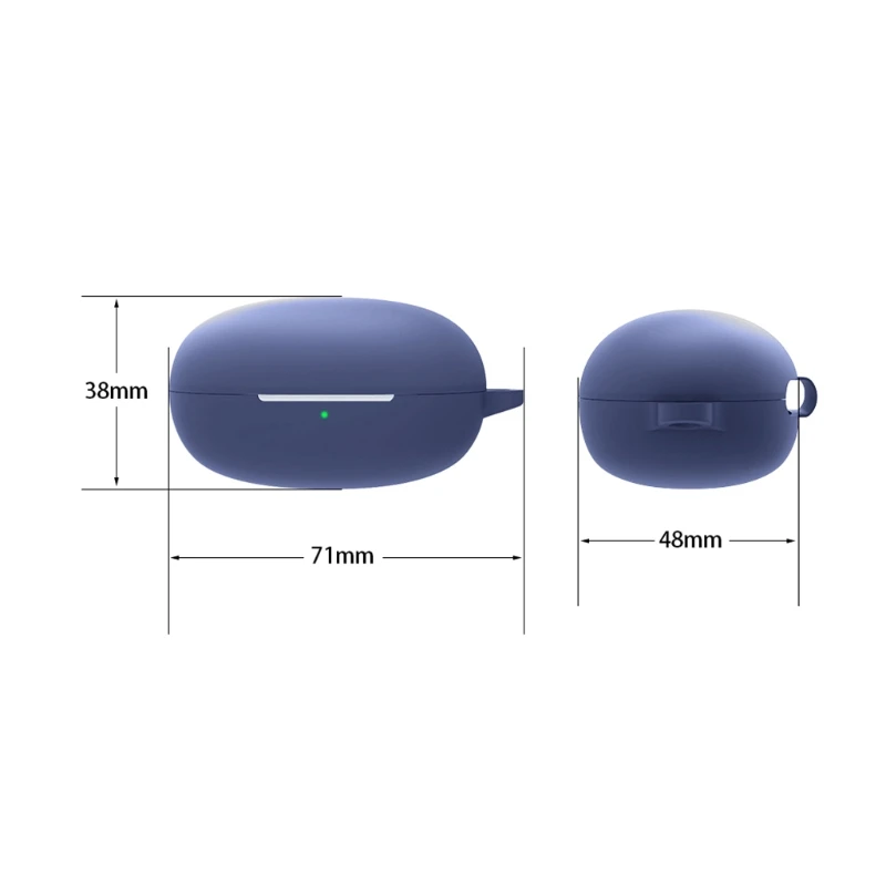 Soft Silicone Cover Compatible with -realme Buds Air 2 Neo Wireless Earbud Charging Case Protective Dust-resistant Case
Soft Silicone Cover Compatible with -realme Buds Air 2 Neo Wireless Earbud Charging Case Protective Dust-resistant Case