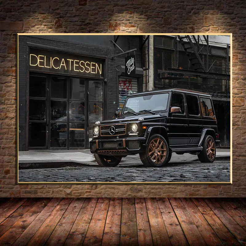 Vehicle Canvas Painting G63 G Class Luxury Cars Modern Wall Art Pictures Posters and Prints for Living Room Decor Unframed
Vehicle Canvas Painting G63 G Class Luxury Cars Modern Wall Art Pictures Posters and Prints for Living Room Decor Unframed