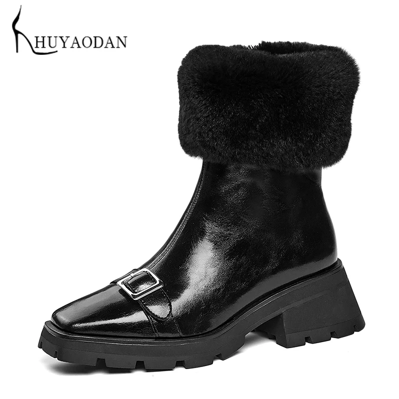 Top Quality Women Shoes 2021 New Autumn Winter Warm Snow Boots Thick Heels Real Fur Black Brown Dress Casual Shoes Short Boots
Top Quality Women Shoes 2021 New Autumn Winter Warm Snow Boots Thick Heels Real Fur Black Brown Dress Casual Shoes Short Boots