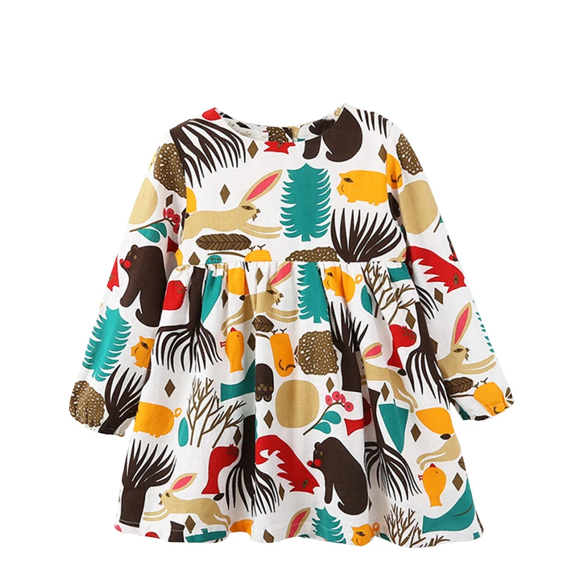 Girl Dress 2021 Spring Autumn Fashion Long Sleeve Princess Dress Children Animal Pattern Outfits Baby Girls Party Dresses
Girl Dress 2021 Spring Autumn Fashion Long Sleeve Princess Dress Children Animal Pattern Outfits Baby Girls Party Dresses