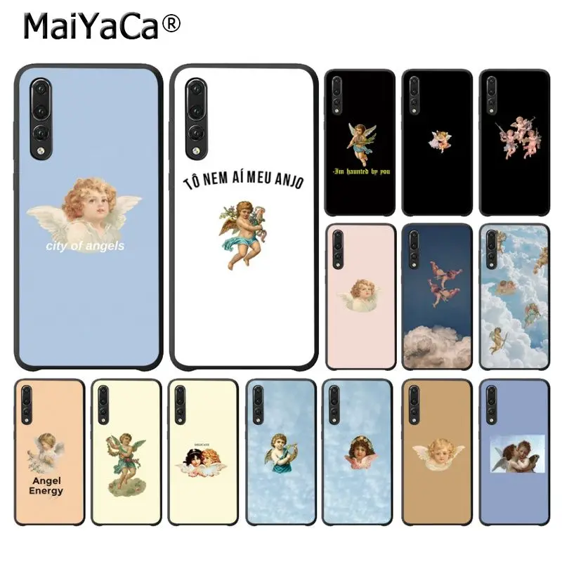 Мягкий ТПУ чехол MaiYaCa Renaissance angels Cupid для Huawei P10 plus 20 pro P20 lite mate9 10 honor