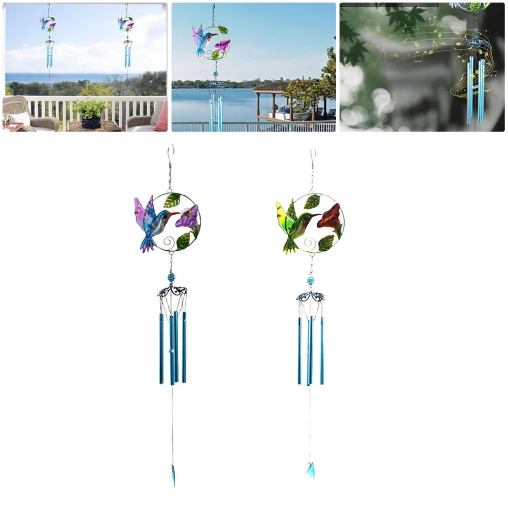 Hummingbird Wind Chimes 78cm*16cm Portable Metal Wind Chimes Iron + Glass Hanging For Home Garden Decoration
Hummingbird Wind Chimes 78cm*16cm Portable Metal Wind Chimes Iron + Glass Hanging For Home Garden Decoration