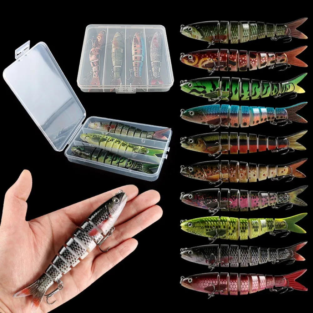 Sections Body Fishing Lures for Bass Trout Perch Freshwater Fishing Lures Multi Jointed Swimbait Hard Bait Pesca Accesorios Mar
Sections Body Fishing Lures for Bass Trout Perch Freshwater Fishing Lures Multi Jointed Swimbait Hard Bait Pesca Accesorios Mar