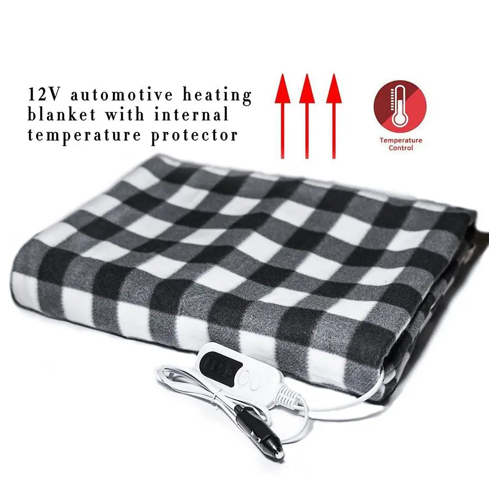 12V плед электрическое отопление тепловое автомобильное одеяло с