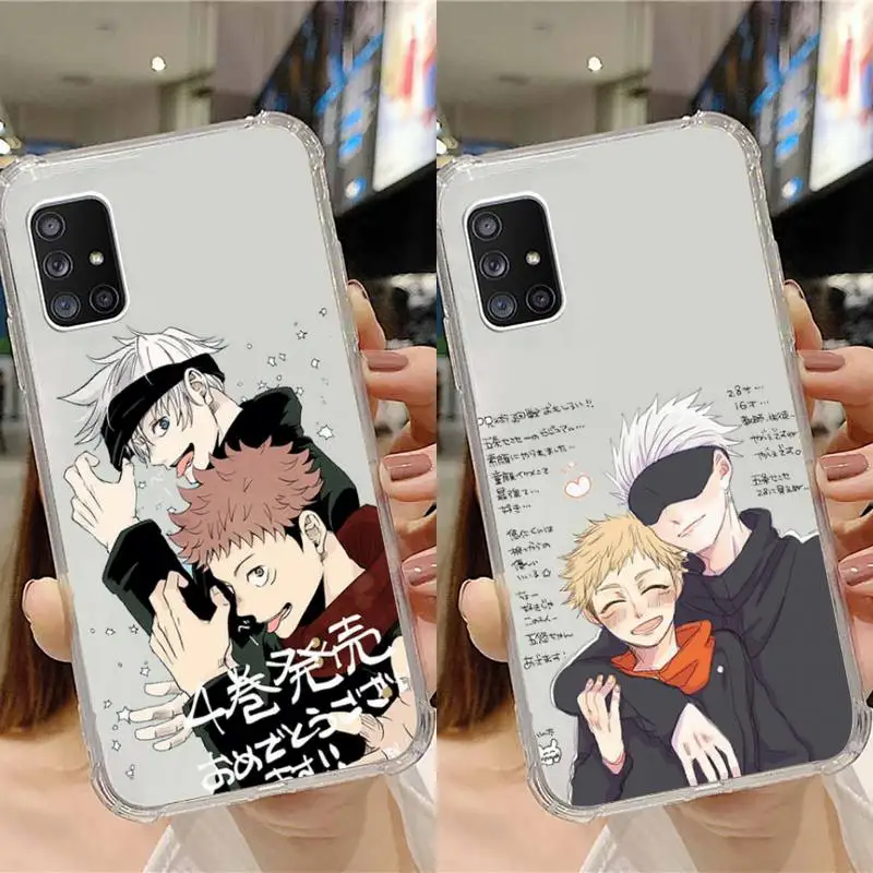 Jujutsu Kaisen Satoru Gojo Phone Case Transparent For Samsung Note A 7 8 9 10 20 50 51 71 90 20 11 81 e LITE Ultra PRO
Jujutsu Kaisen Satoru Gojo Phone Case Transparent For Samsung Note A 7 8 9 10 20 50 51 71 90 20 11 81 e LITE Ultra PRO