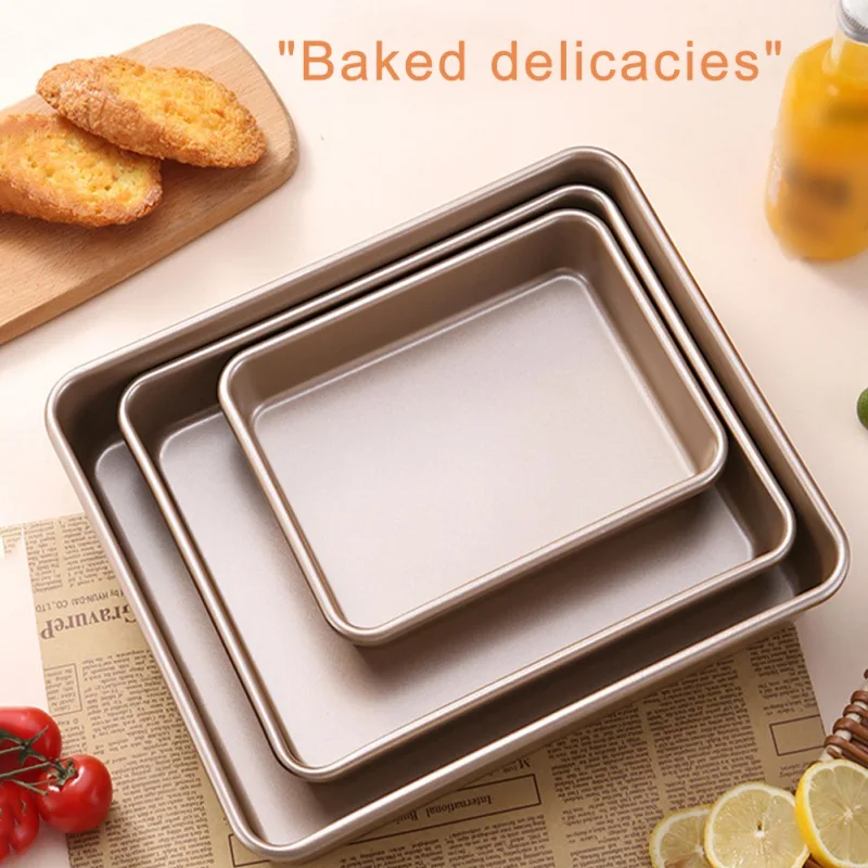 Non-stick Cookie Sheet Baking Sheet Pan Bakeware Rectangle Cake Pan For Oven Carbon Steel Deep Baking Pans Kitchen Baking Tools
Non-stick Cookie Sheet Baking Sheet Pan Bakeware Rectangle Cake Pan For Oven Carbon Steel Deep Baking Pans Kitchen Baking Tools