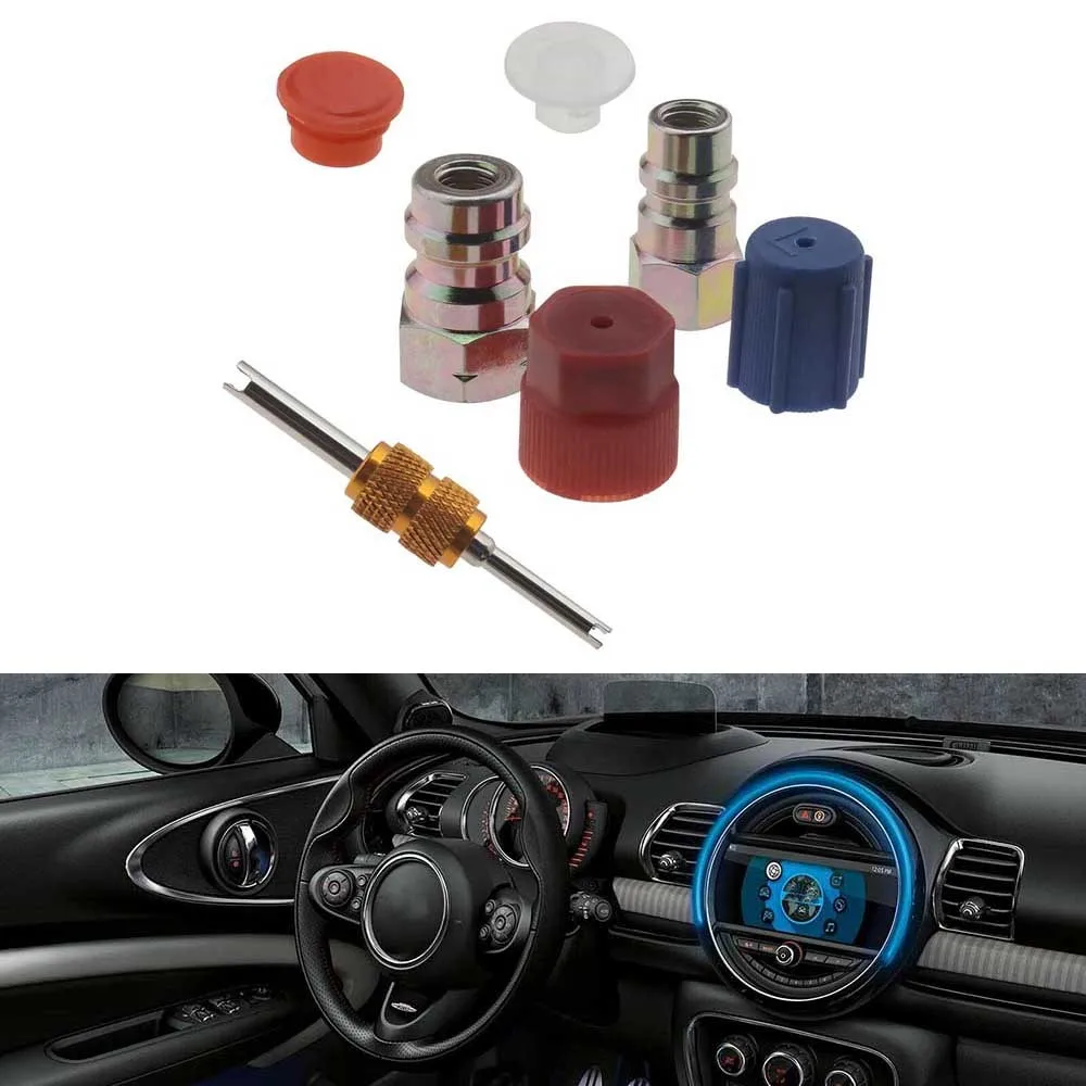 1Set Car Retrofit Conversion Adapter R12 To R134A High/Low Voltage AC Fitting For Automobiles Air Conditioner Kit
1Set Car Retrofit Conversion Adapter R12 To R134A High/Low Voltage AC Fitting For Automobiles Air Conditioner Kit
