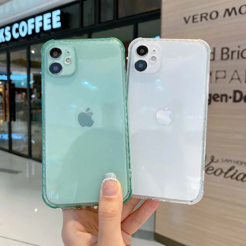 Transparent Silicone Phone Case For iPhone 12 mini 11 Pro XS Max X XR 6 7 8 Plus SE 2020 Camera protection Soft Shockproof Cover
Transparent Silicone Phone Case For iPhone 12 mini 11 Pro XS Max X XR 6 7 8 Plus SE 2020 Camera protection Soft Shockproof Cover