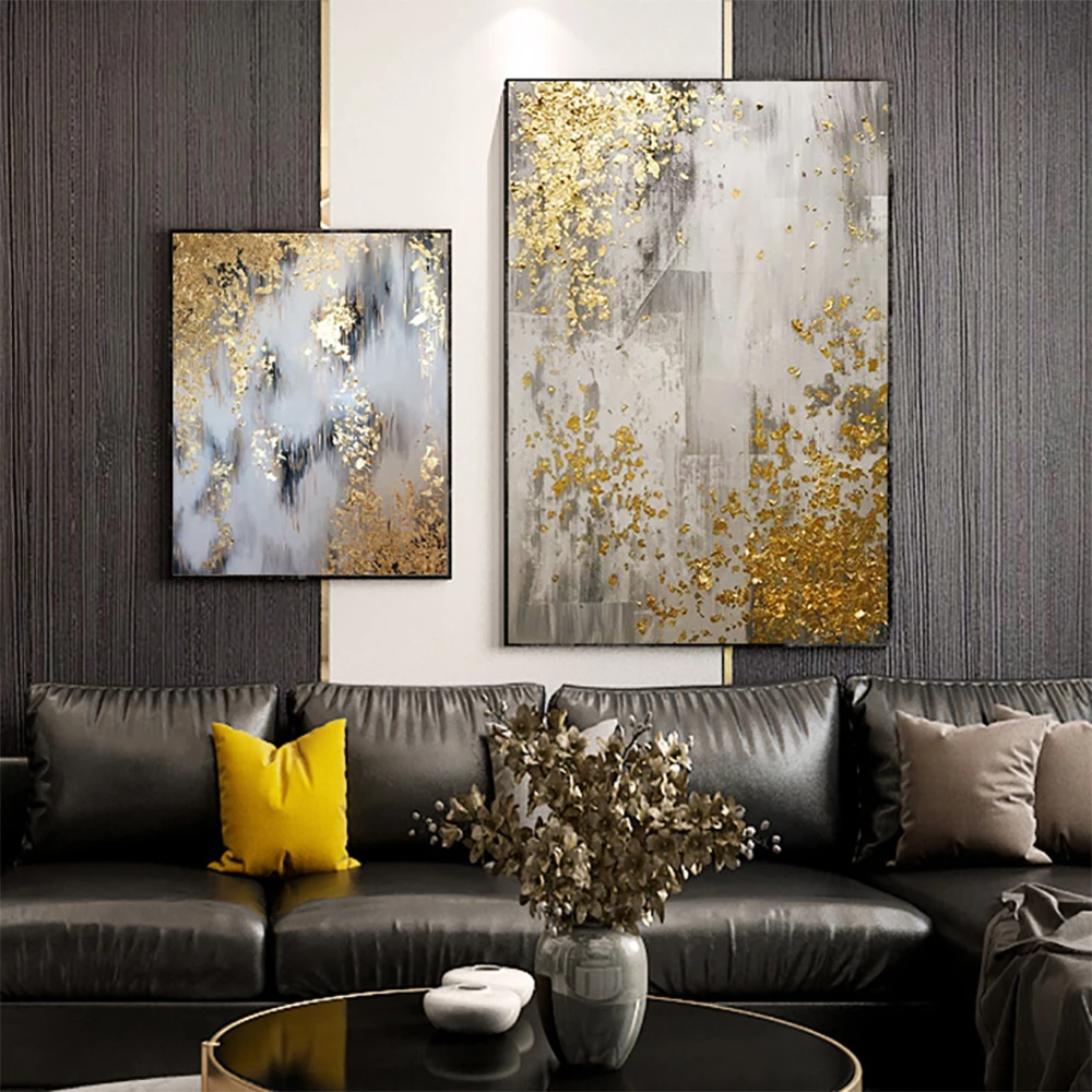 Nordic Canvas Painting Abstract Golden oil painting Art Wall Pictures for living room Poster and Prints Modern Living Room Home
Nordic Canvas Painting Abstract Golden oil painting Art Wall Pictures for living room Poster and Prints Modern Living Room Home