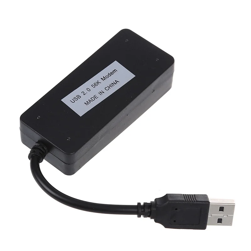 56K Data/Fax Modem With USB Interface Two Jacks, Support Caller ID and Distinctive Ring Detect, Auto Format/Speed Sensing black
56K Data/Fax Modem With USB Interface Two Jacks, Support Caller ID and Distinctive Ring Detect, Auto Format/Speed Sensing black