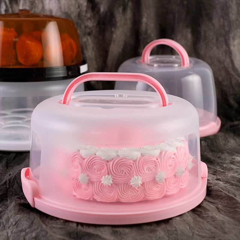 Portable Round Cake Box Cake Carrier Food Fresh-keeping Box Refrigerator Fresh-Keeping Receiving Box Fruits Vegetables Storage
Portable Round Cake Box Cake Carrier Food Fresh-keeping Box Refrigerator Fresh-Keeping Receiving Box Fruits Vegetables Storage
