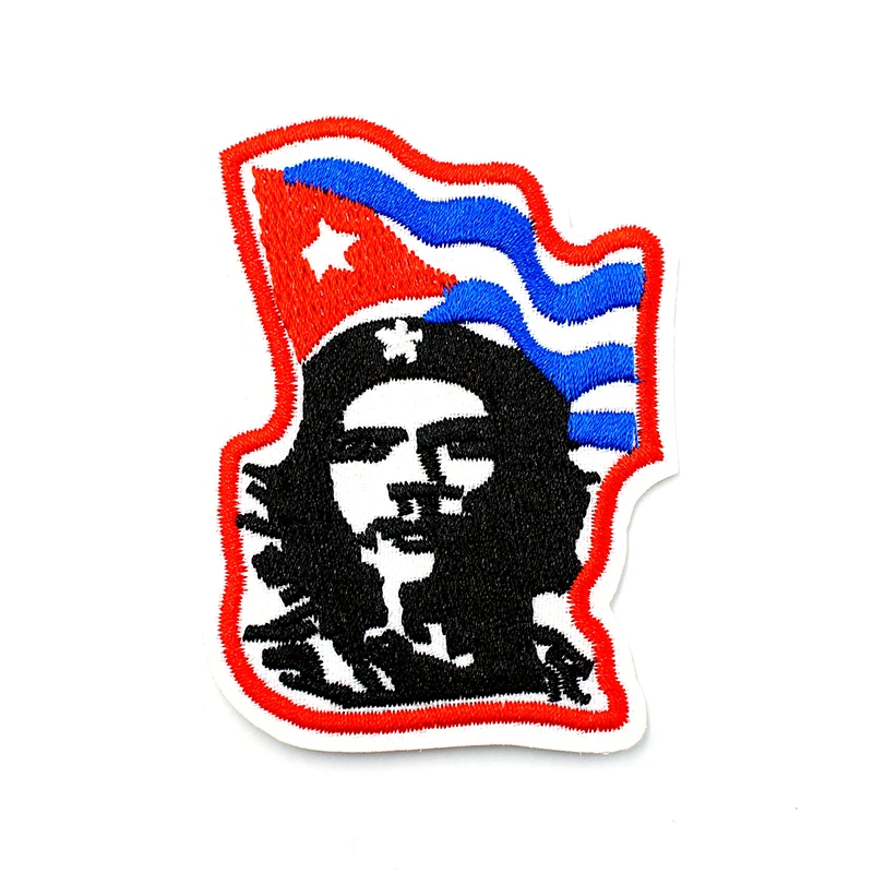 Che Guevara (Размер: 5 0x7 см) Значки для ткани сделай сам нашивки с вышитой аппликацией