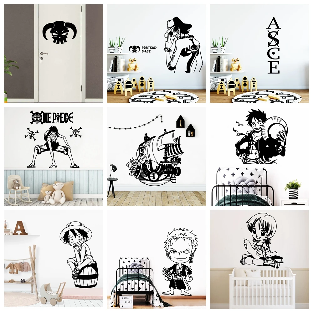 Cartoon Anime Wall Decal One Piece Wall Stickers Decals For Kids Room Vinyl Decor Sticker Wallpaper Poster Mural
Cartoon Anime Wall Decal One Piece Wall Stickers Decals For Kids Room Vinyl Decor Sticker Wallpaper Poster Mural