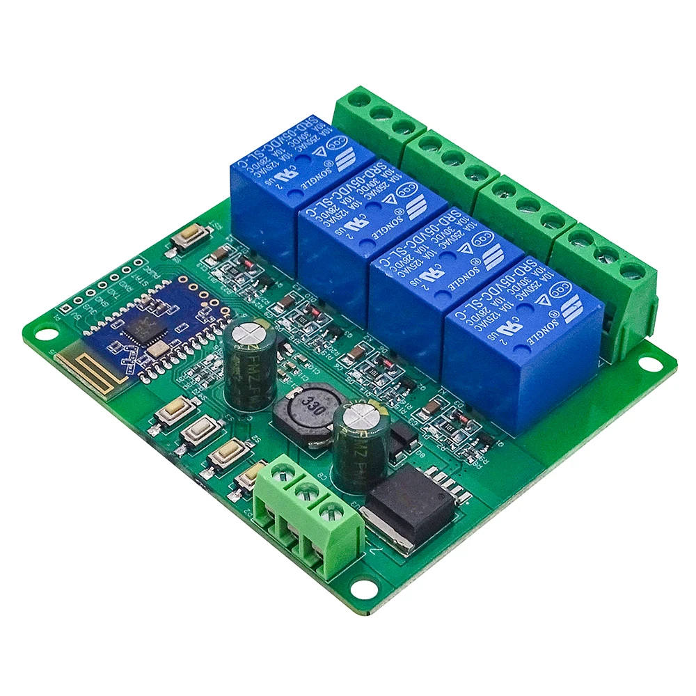4-канальное реле Bluetooth 5 0 ble сетевое устройство управляемый app переключатель с