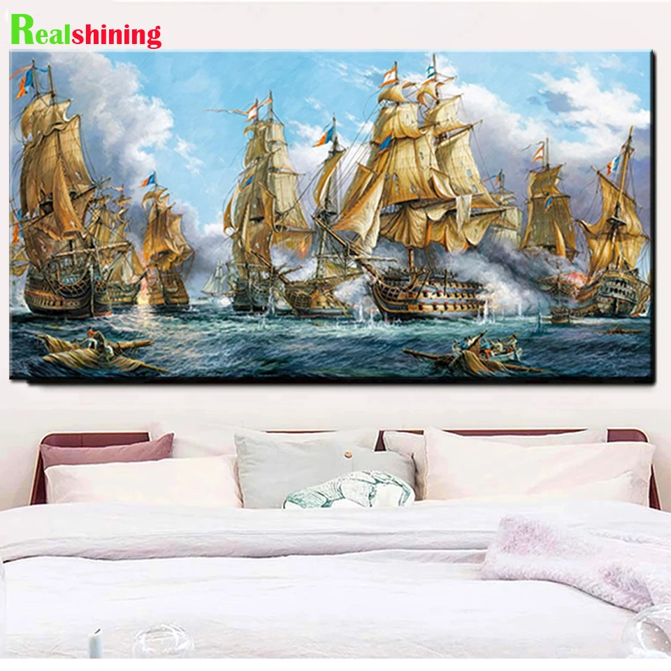 Алмазная живопись «сделай сам», парусник на море, абстрактное искусство, война, Алмазная мозаика, полная выкладка, квадратная, круглая вышивка крестиком, ручная работа J305
Алмазная живопись «сделай сам», парусник на море, абстрактное искусство, война, Алмазная мозаика, полная выкладка, квадратная, круглая вышивка крестиком, ручная работа J305