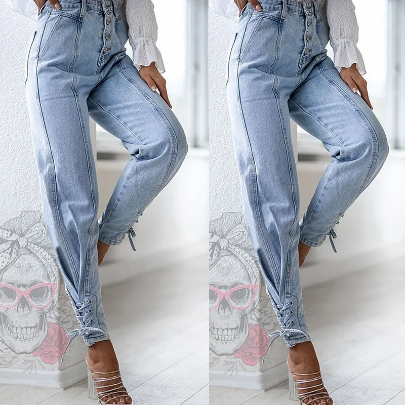 Donsignet New Temperament High Waisted Jeans Pants for Women High Waist Thin Spliced Pencil Pants Jeans Woman
Donsignet New Temperament High Waisted Jeans Pants for Women High Waist Thin Spliced Pencil Pants Jeans Woman