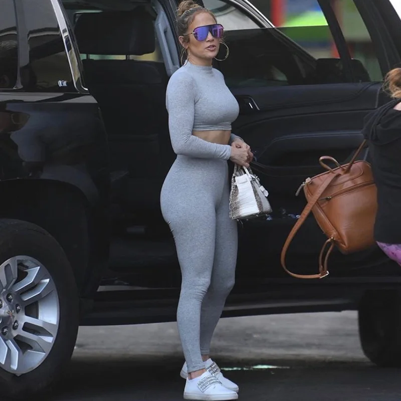 Women Sport Fitness 2 Two Piece Set Outfits Long Sleeve Crop Tops Tshirt Leggings Pants Set Bodycon Tracksuit
Women Sport Fitness 2 Two Piece Set Outfits Long Sleeve Crop Tops Tshirt Leggings Pants Set Bodycon Tracksuit