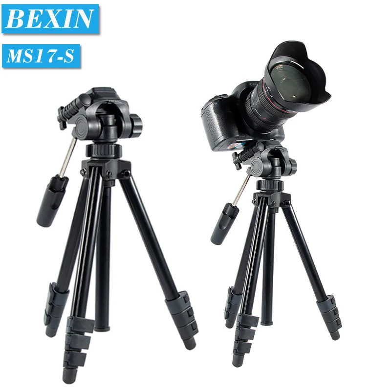 BEXIN Tripod MS17-S Professional Portable Travel Aluminium Camera Tripod Accessories Stand with Pan Head for Canon Dslr Camera
BEXIN Tripod MS17-S Professional Portable Travel Aluminium Camera Tripod Accessories Stand with Pan Head for Canon Dslr Camera