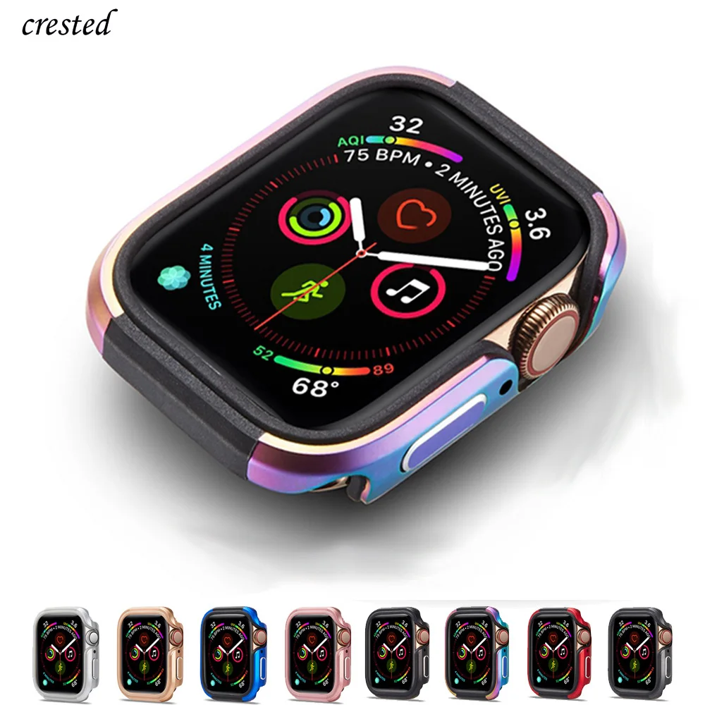 Cover For Apple watch 6 case 44mm 40mm Ultra-thin full TPU+Metal Bumper Protector case iWatch series 5 4 6 SE Accessories
Cover For Apple watch 6 case 44mm 40mm Ultra-thin full TPU+Metal Bumper Protector case iWatch series 5 4 6 SE Accessories