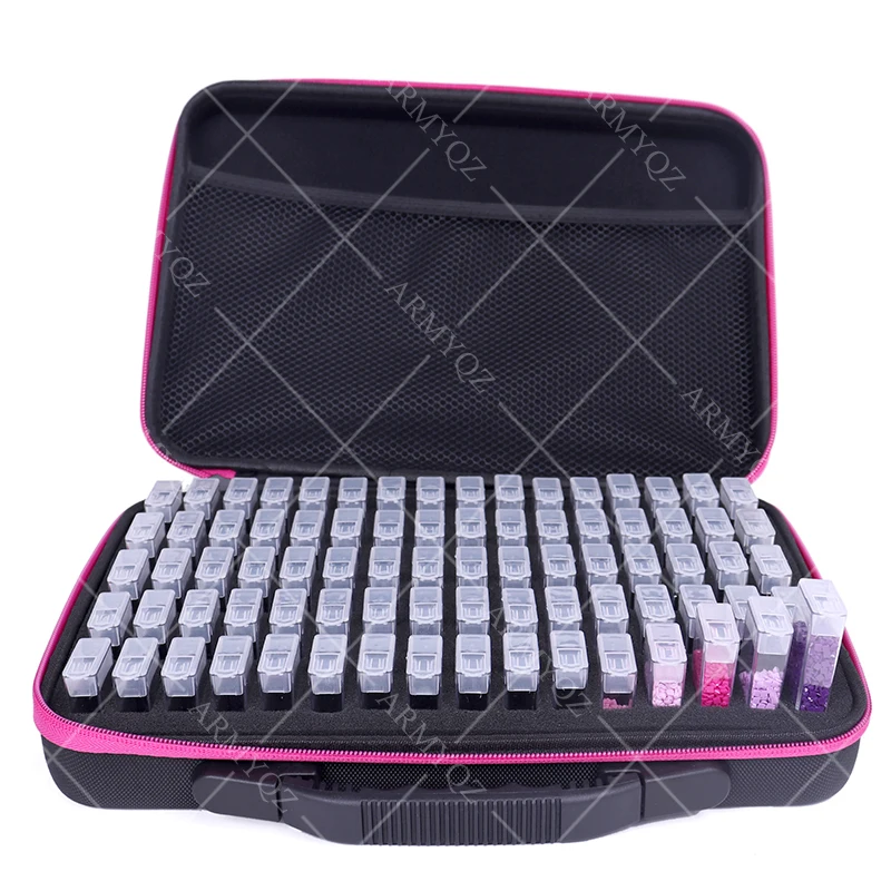 2020 new 80 Bottles Diamond Painting Box Tool Container Storage Box Carry Case Holder Hand Bag Zipper for Diamond Painting
2020 new 80 Bottles Diamond Painting Box Tool Container Storage Box Carry Case Holder Hand Bag Zipper for Diamond Painting