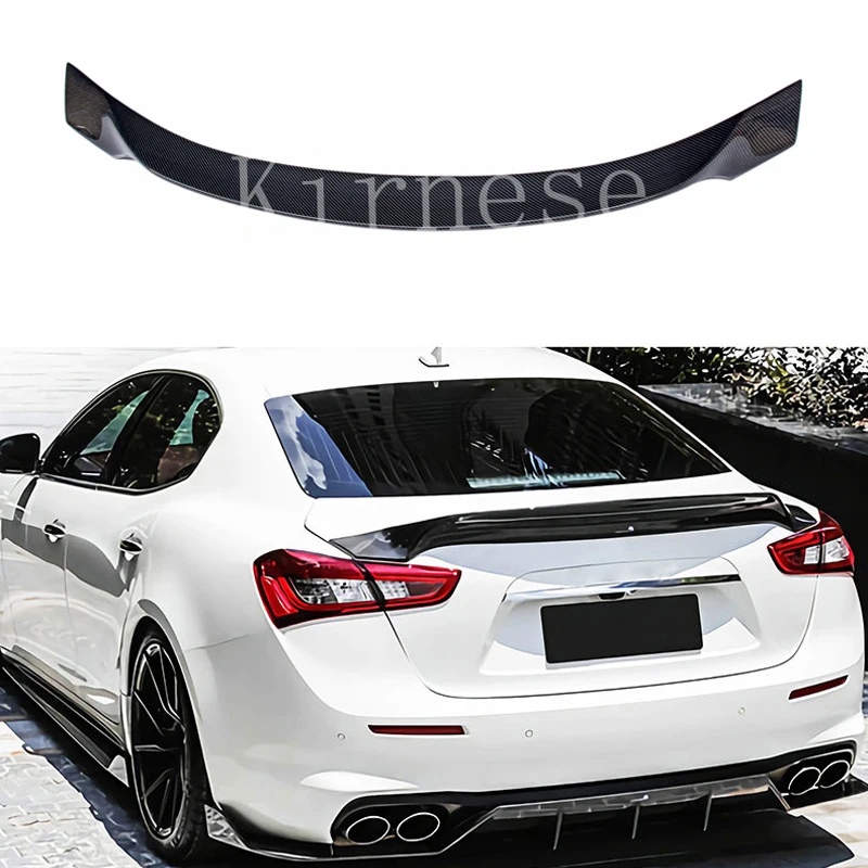 Carbon Fiber for Ghibli Spoiler Rear Roof Wing Car Tuning Racing Bootlid Fit For Maserati for Ghibli 3.0T S Q4 2014 -2016
Carbon Fiber for Ghibli Spoiler Rear Roof Wing Car Tuning Racing Bootlid Fit For Maserati for Ghibli 3.0T S Q4 2014 -2016
