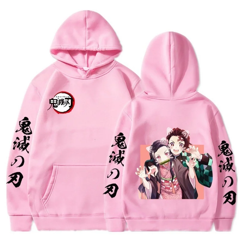 Demon Slayer Anime Hoodies Kamado Tanjirou Nezuko Print Unisex Pullovers Men Women Sweatshirts Casual Streetwear Sweater 2021
Demon Slayer Anime Hoodies Kamado Tanjirou Nezuko Print Unisex Pullovers Men Women Sweatshirts Casual Streetwear Sweater 2021
