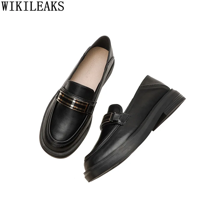 Platform Leather Casual Shoes Korean Fashion Slip on Shoes for Women Loafers Women Block Heels Oxford Shoes for Women Chaussures
Platform Leather Casual Shoes Korean Fashion Slip on Shoes for Women Loafers Women Block Heels Oxford Shoes for Women Chaussures