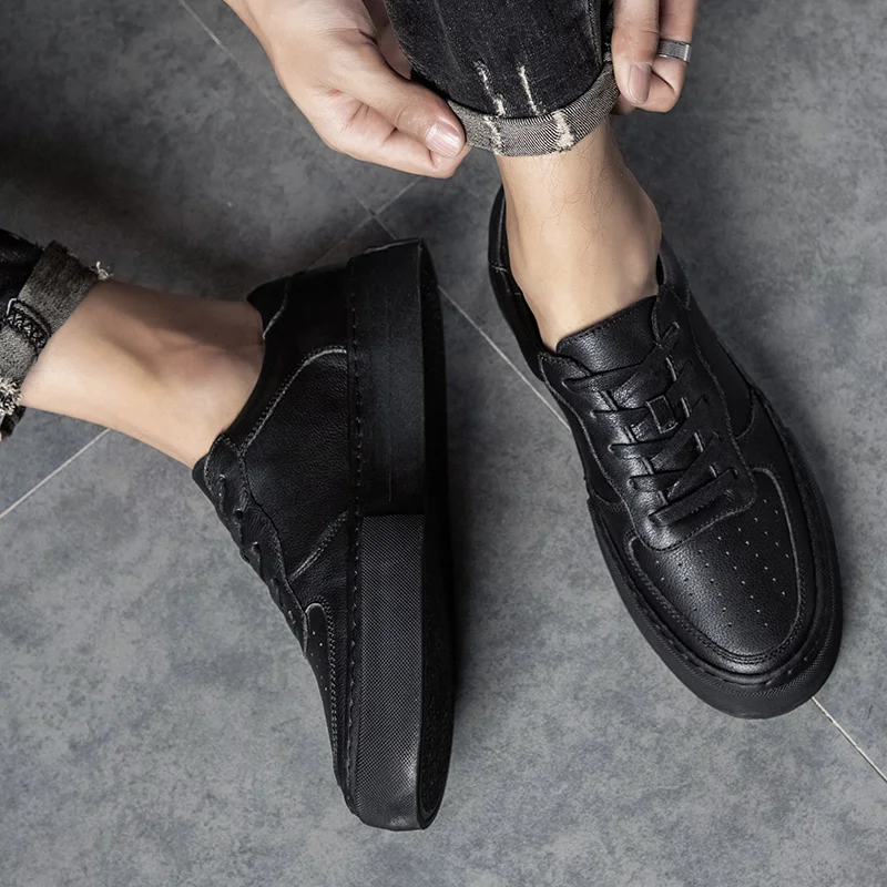 Brand Men Shoes Leather Casual Shoes Fashion Business Outdoor Travel Casual Natural Footwear Male Classic Office Non-Slip Flats*
Brand Men Shoes Leather Casual Shoes Fashion Business Outdoor Travel Casual Natural Footwear Male Classic Office Non-Slip Flats*