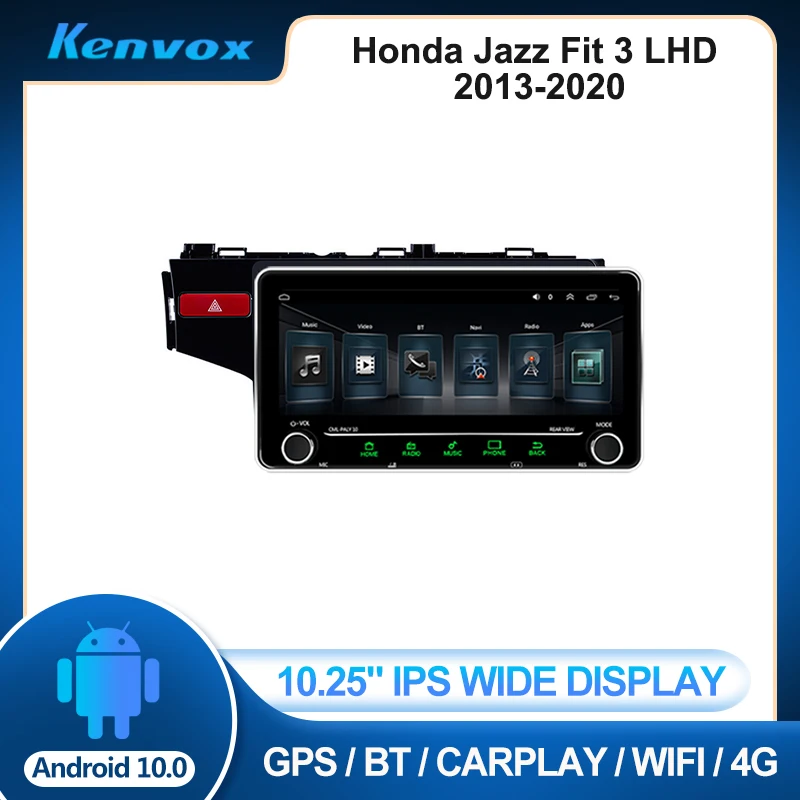Автомагнитола 2 din, 10,25 дюйма, IPS, Android, для Honda Jazz Fit 3 LHD 2013-2020
Автомагнитола 2 din, 10,25 дюйма, IPS, Android, для Honda Jazz Fit 3 LHD 2013-2020