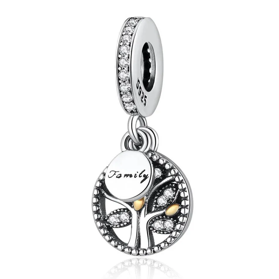 Authentic S925 Silver Penant Bead Family Heritage Tree Dangle Charms fit Lady Bracelet Bangle DIY Jewelry Clear CZ
Authentic S925 Silver Penant Bead Family Heritage Tree Dangle Charms fit Lady Bracelet Bangle DIY Jewelry Clear CZ