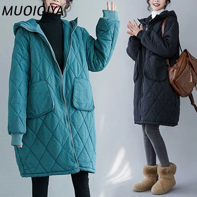 Plus Size Women's Autumn Winter Coat 2021 New Overcoat Loose Hooded Pocket Clothes Casual Jackets Oversized Female Outerwear
Plus Size Women's Autumn Winter Coat 2021 New Overcoat Loose Hooded Pocket Clothes Casual Jackets Oversized Female Outerwear