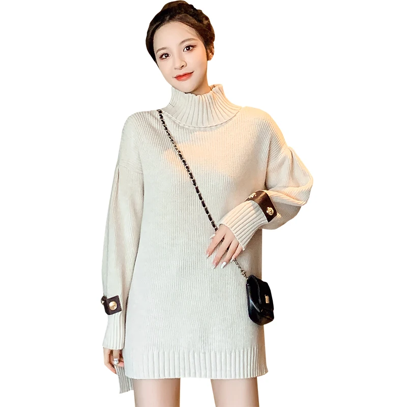 Make web celebrity turtleneck thickening long sleeve head render han edition loose sweaters new winter sweater female
Make web celebrity turtleneck thickening long sleeve head render han edition loose sweaters new winter sweater female
