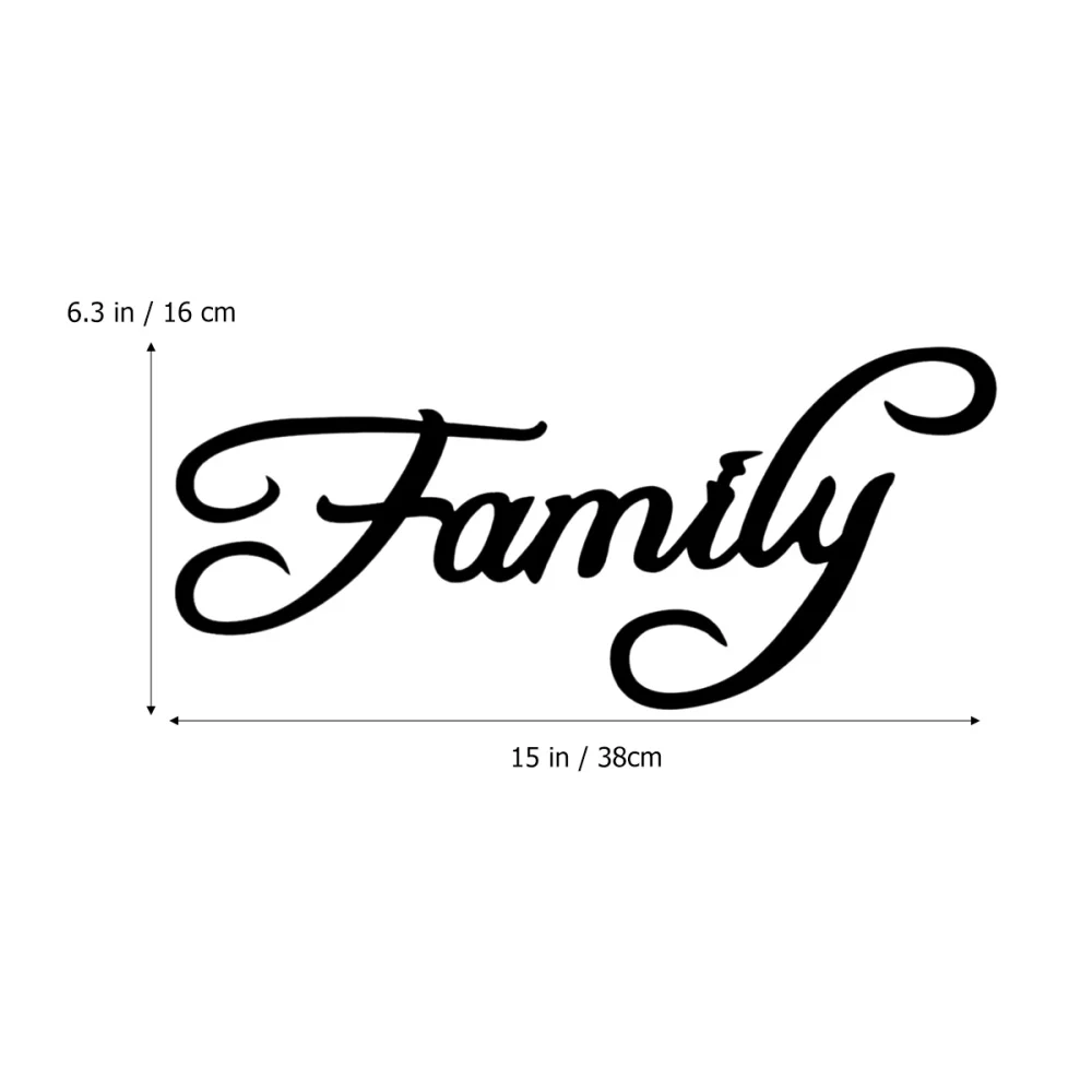 Wooden Wall Decor English Alphabet Wall Sticker Unique DIY Ornaments Adornment for Home Living Romm Office - Black (Family)
Wooden Wall Decor English Alphabet Wall Sticker Unique DIY Ornaments Adornment for Home Living Romm Office - Black (Family)