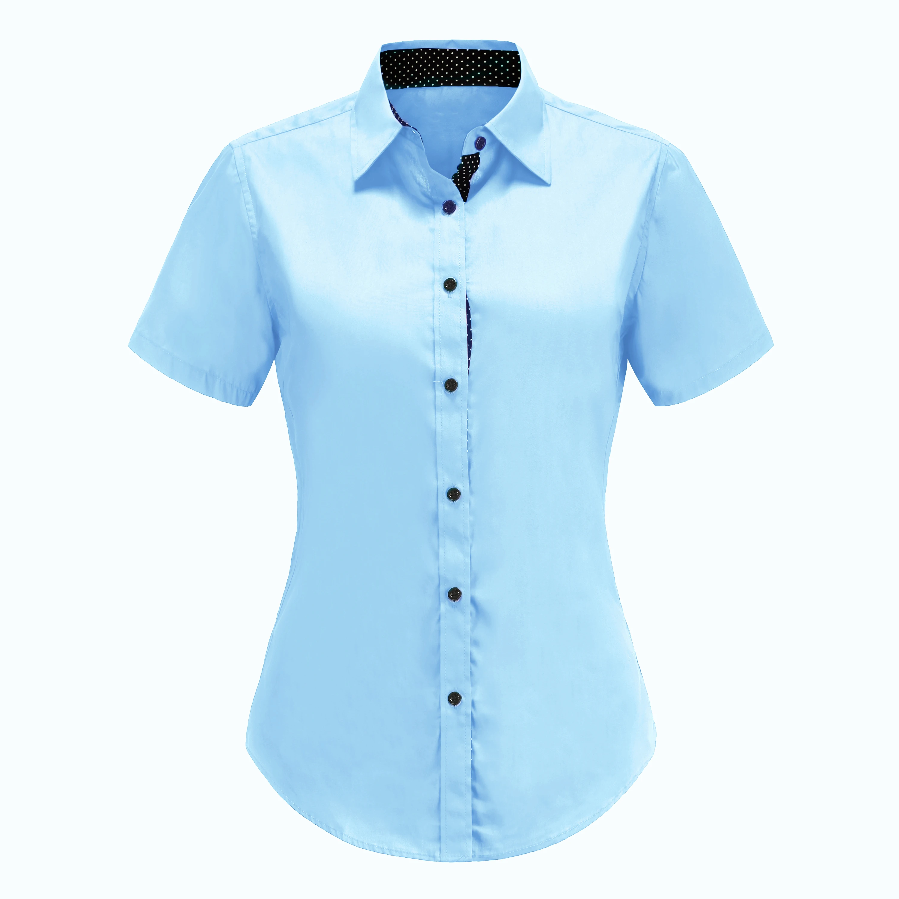 Dioufond Summer Casual Short Sleeve Blouse Women Turn-down Collar Straight Loose Shirt Female White Blue Black Fashion Tops
Dioufond Summer Casual Short Sleeve Blouse Women Turn-down Collar Straight Loose Shirt Female White Blue Black Fashion Tops