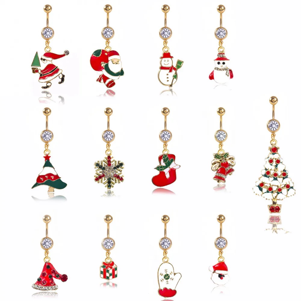 1PC New Surgical Steel Navel Piercing Sexy Belly Piercing Christmas Belly Button Rings Navel Rings Christmas Gift Jewelry 
1PC New Surgical Steel Navel Piercing Sexy Belly Piercing Christmas Belly Button Rings Navel Rings Christmas Gift Jewelry