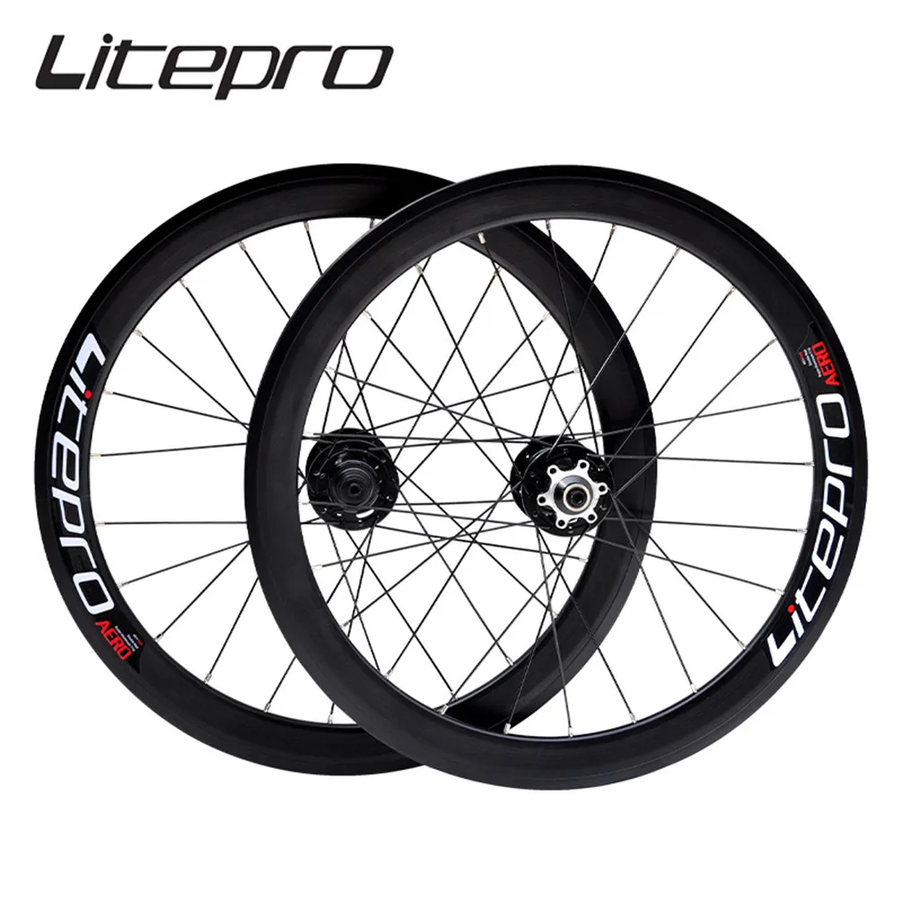 Litepro S42 AERO складной велосипед 20 дюймов 406/451 V дисковый тормоз 11 Скорость колесная 4